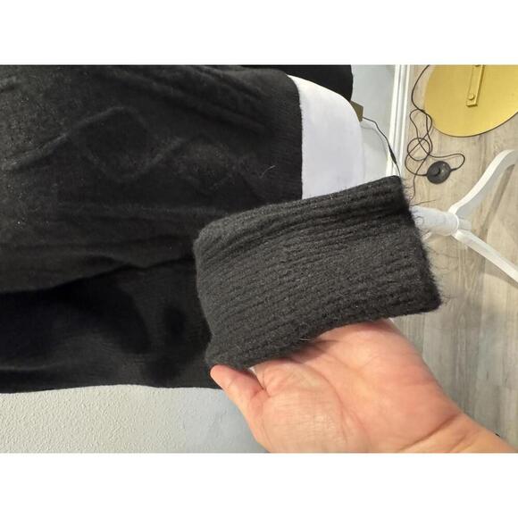 The Drop Black Women's Crew Neck Puff Sleeve Sweater- Sz S NWT - Picture 5 of 5